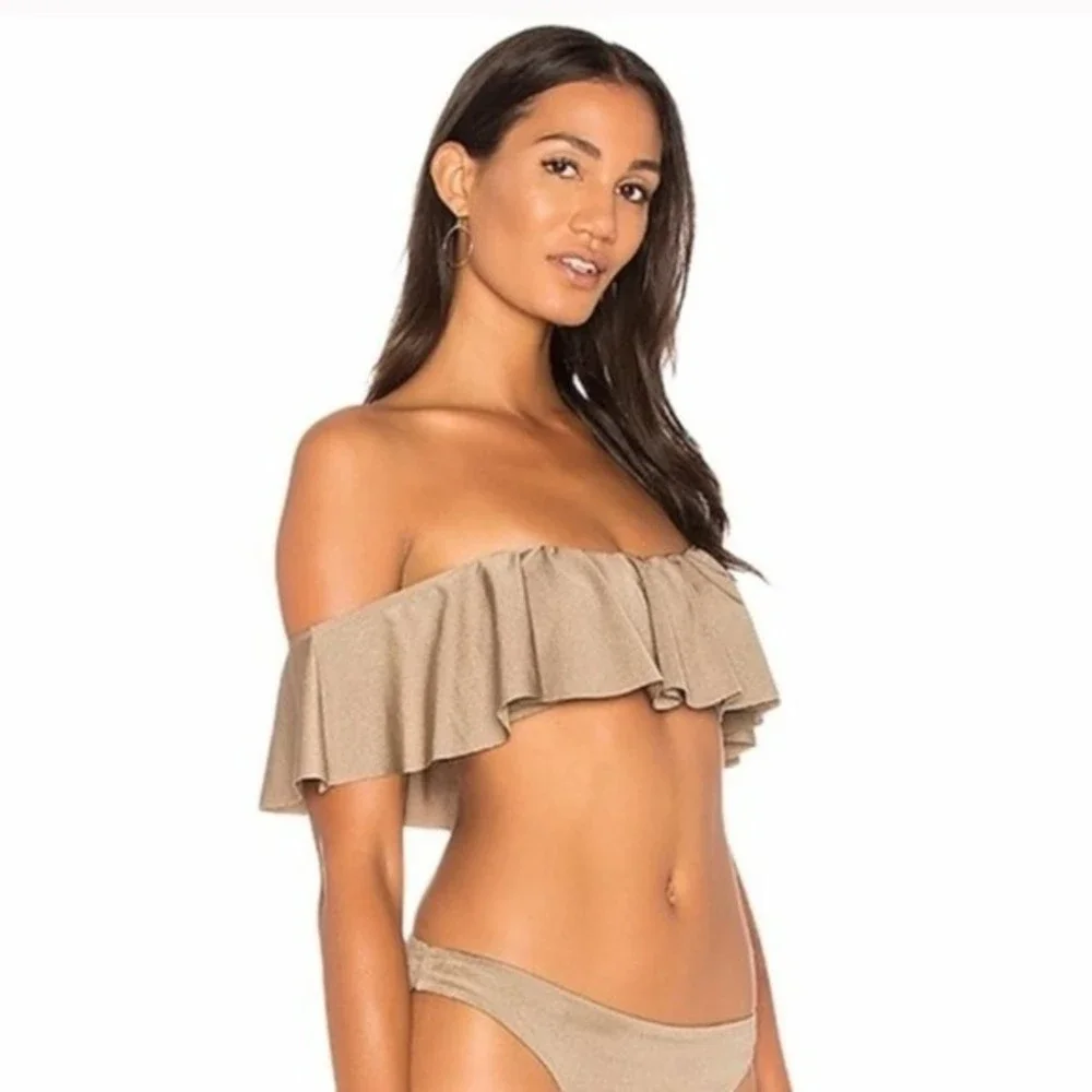 Eberjey L Beach Glow Margarita off shoulder top - Picture 2 of 3